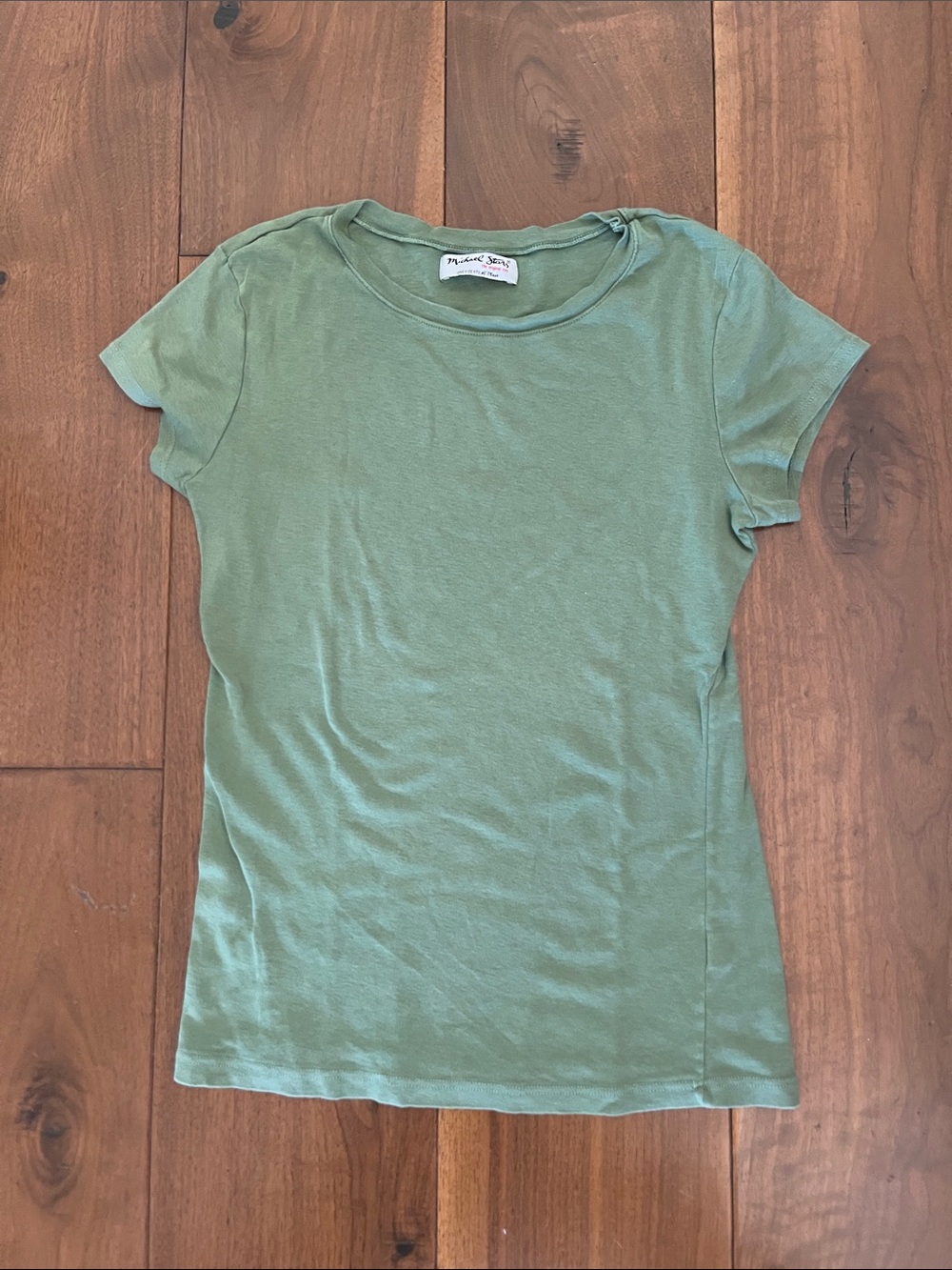 Michael Stars Sage Green Short Sleeve Crew Tee